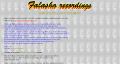 Desktop Screenshot of falasha-recordings.co.uk